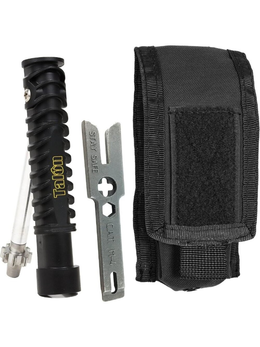 Versatile Carbon Scraping Field Kit with Tools, MOLLE Pouch & Cleaning Scraper